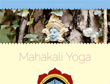 Tablet Screenshot of mahakaliyoga.com